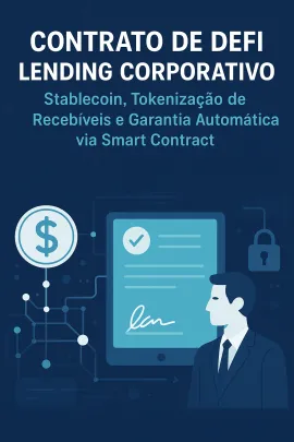 Imagem da notícia Contrato de DeFi Lending Corporativo: Como a Empresa Toma Empréstimo em Stablecoin Usando Recebíveis como Garantia